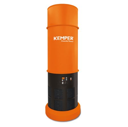 The CleanAirTower welding fume ventilation system.