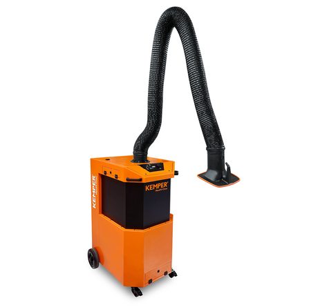 The MaxiFil Clean welding system smoke extraction vacuum.